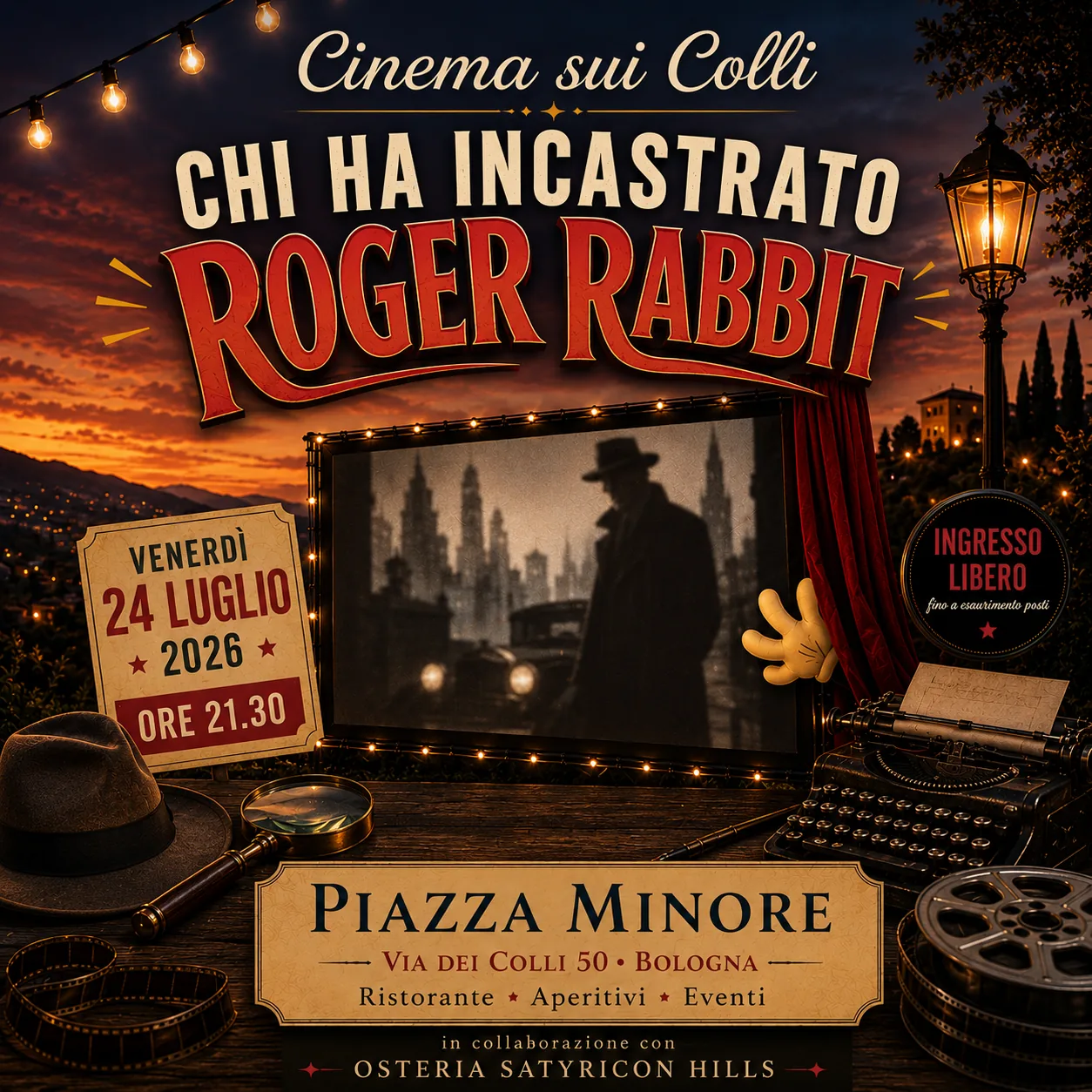 Cinema sui Colli presso Piazza Minore - Chi ha incastrato Roger Rabbit