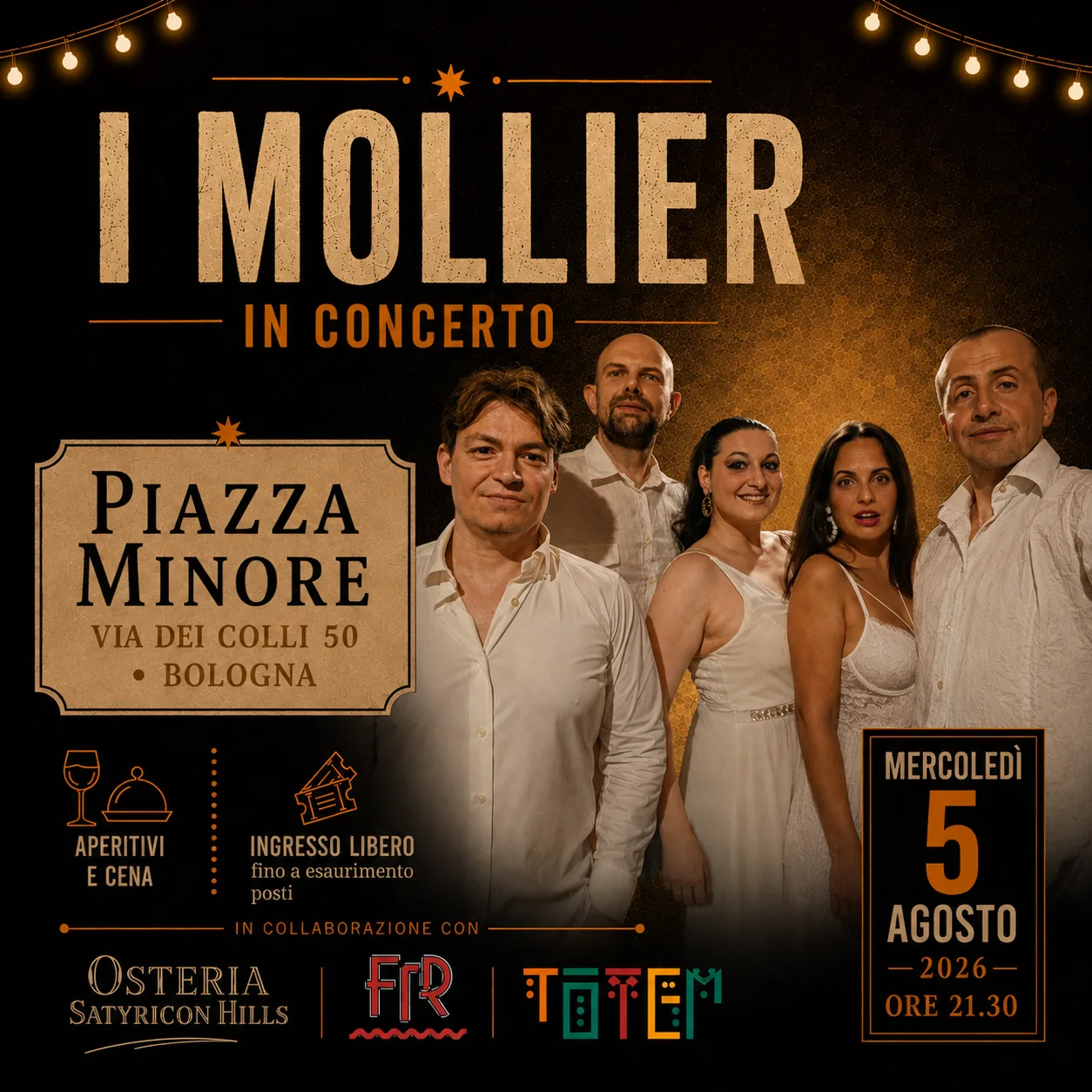 Colli in musica presso Piazza Minore presenta : I MOLLIER