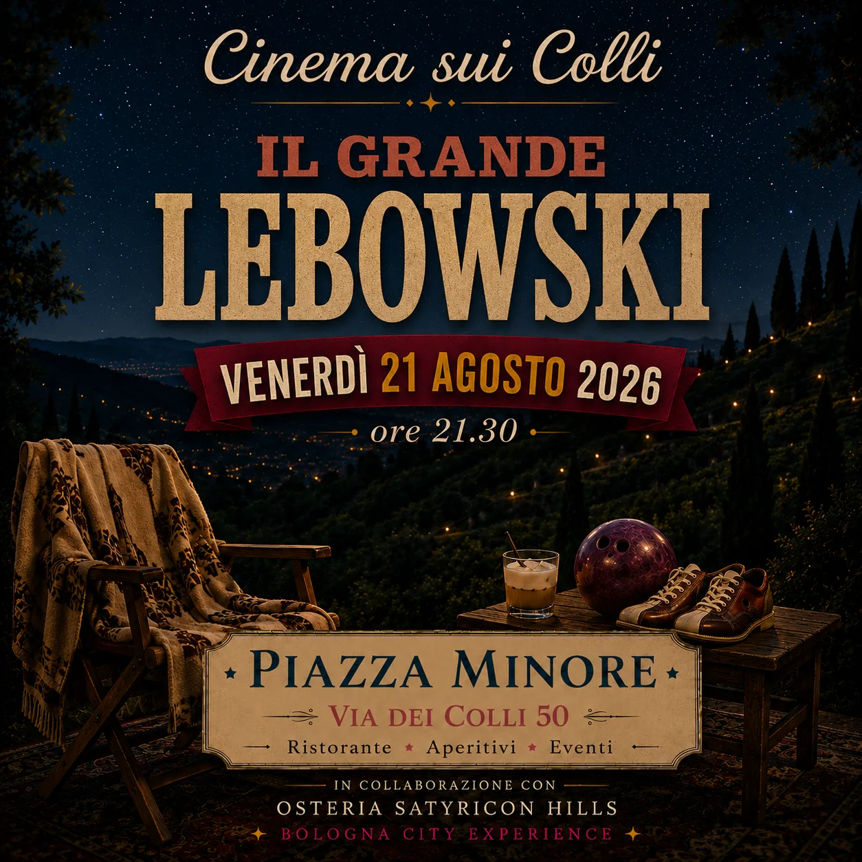 Cinema sui Colli presso Piazza Minore – Il Grande Lebowski